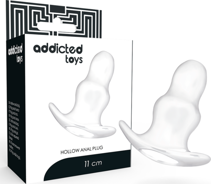 Dilatador anal Addicted Toys 11 cm z podwójnymi pierścieniami Dilatador anal Addicted Toys 11 cm z podwójnymi pierścieniami