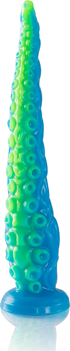 Dildo EPIC Scylla — cienkie, fluorescencyjne dildo z macką Dildo EPIC Scylla — cienkie, fluorescencyjne dildo z macką