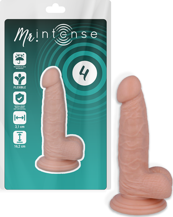 Dildo MR. INTENSE 16.2 CM z realistycznym dotykiem