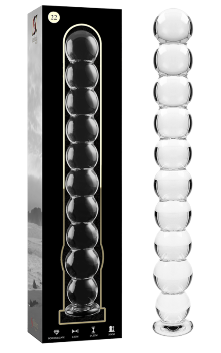 Dildo NEBULA SERIES BY IBIZA MODEL 22 szkło borokrzemowe