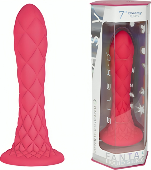Dildo SILEXD Dreamy Silikon Termoreaktywny Fuksja Dildo SILEXD Dreamy Silikon Termoreaktywny Fuksja