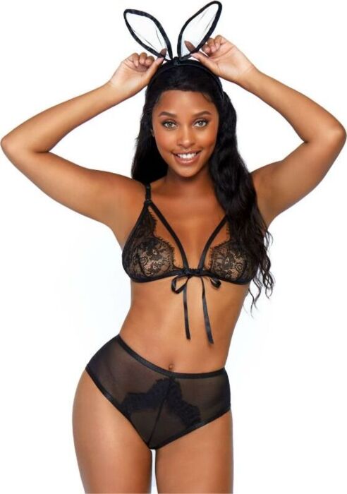 Strój króliczka Leg Avenue – zestaw 3 części