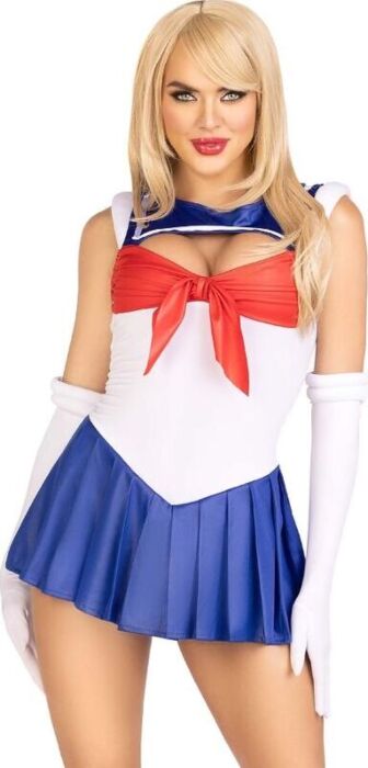 Disfraz Marinera Sexy Leg Avenue Multicolor S