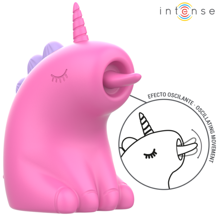 Stymulator INTENSE PINKIE z rotującym językiem