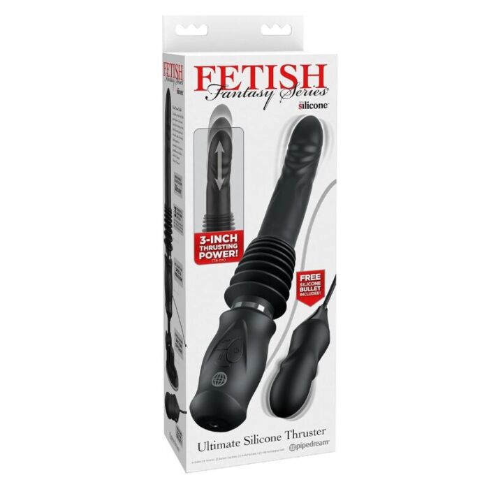 Wibrator FETISH FANTASY SERIES ULTIMATE SILICONE THRUSTER z automatycznym ruchem Wibrator FETISH FANTASY SERIES ULTIMATE SILICONE THRUSTER z automatycznym ruchem