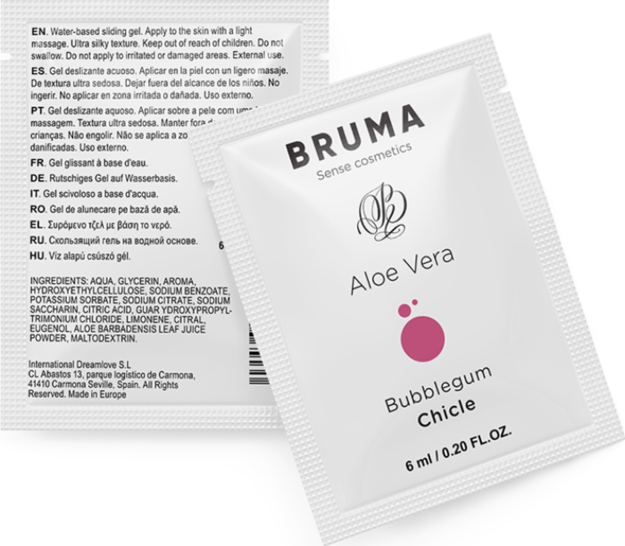 Lubrykant BRUMA 6ml Aloe Vera Chicle