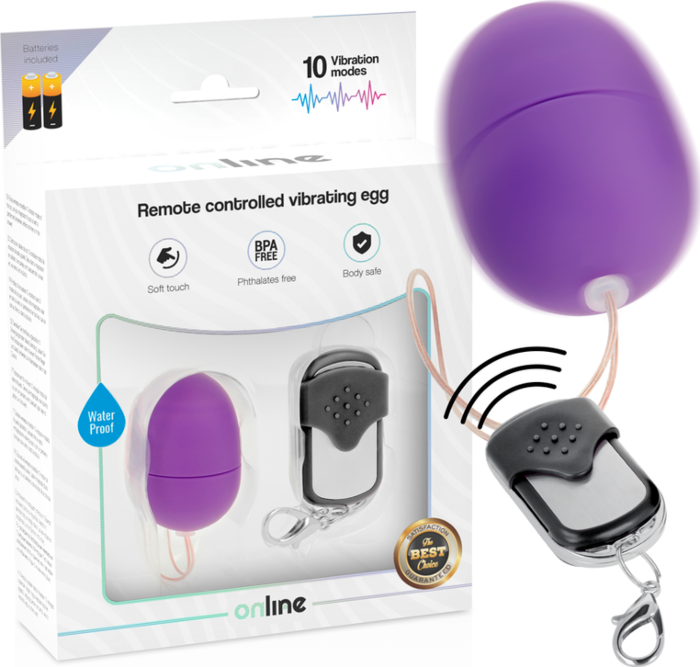 Jajko Wibrator Zdalne Sterowanie Fioletowa Sensualna