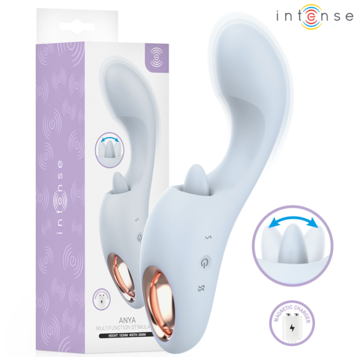 Wibrator INTENSE HIGH TECH ANYA z podwójną stymulacją Wibrator INTENSE HIGH TECH ANYA z podwójną stymulacją
