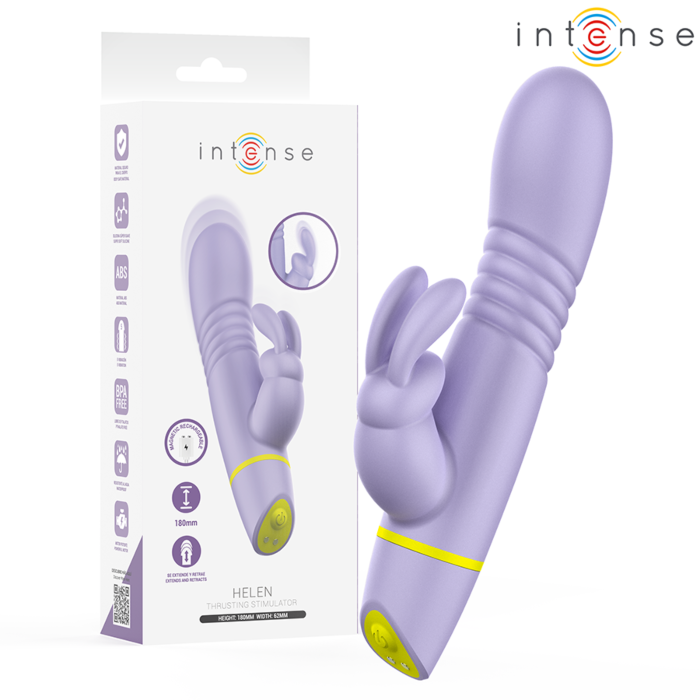 Wibrator Rabbit INTENSE HIGH TECH HELEN z ruchem thrusting