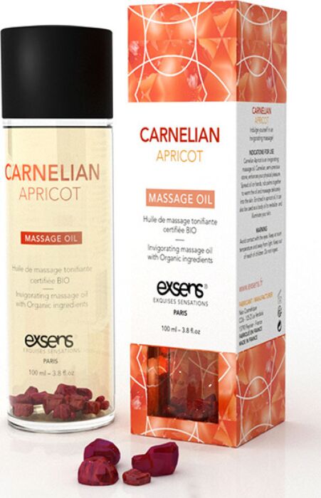 Invigorating Carnelian Apricot Massage Oil 100 ml.