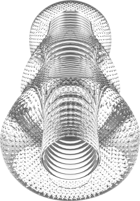 Masażer - ekstremalny masturbator tensek 1 przezroczysty