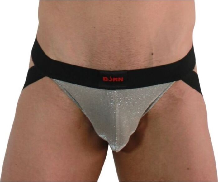 Jockstrap BURN 001 Brillant Beż/Negro XL – Seksowny Jockstrap BURN 001 Brillant Beż/Negro XL – Seksowny