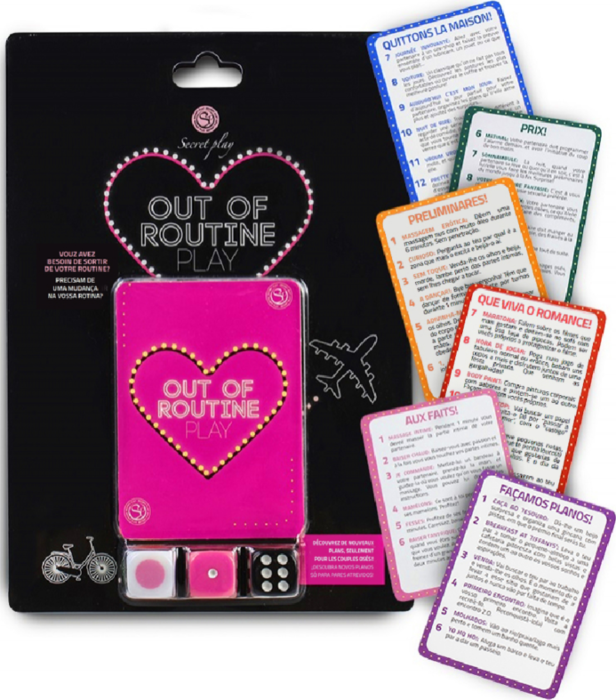 Gra planszowa SECRETPLAY Out of Routine Play z 72 wyzwaniami Gra planszowa SECRETPLAY Out of Routine Play z 72 wyzwaniami