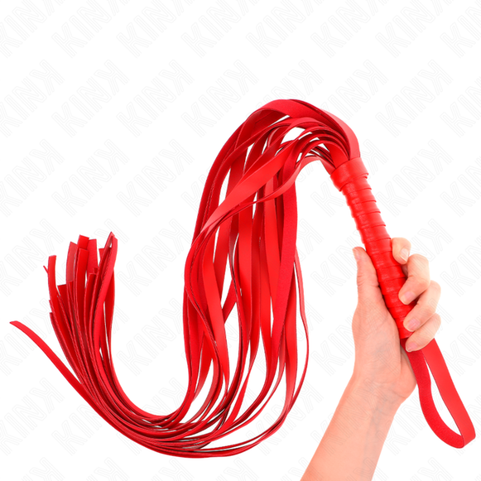 Látig BDSM KINK IMPACT & TOUCH 70 cm z silikonowym uchwytem Látig BDSM KINK IMPACT & TOUCH 70 cm z silikonowym uchwytem