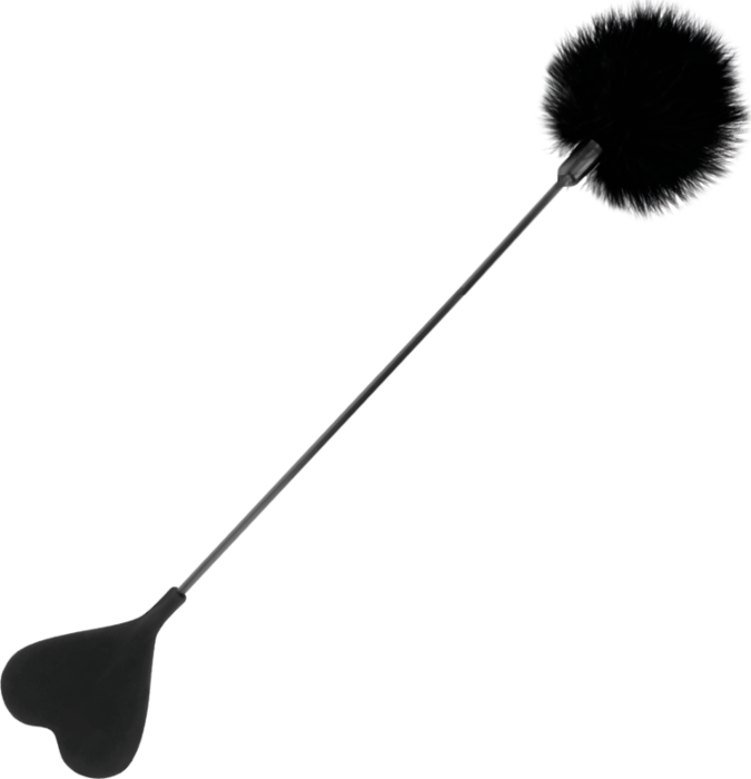 Látigo DARKNESS Fusta z piórkiem 40 cm