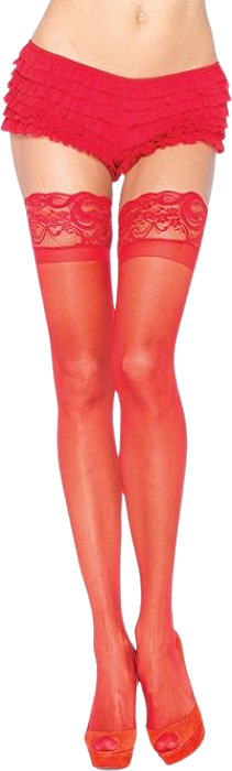 Sztuczne Pończochy Czerwone Pokusa