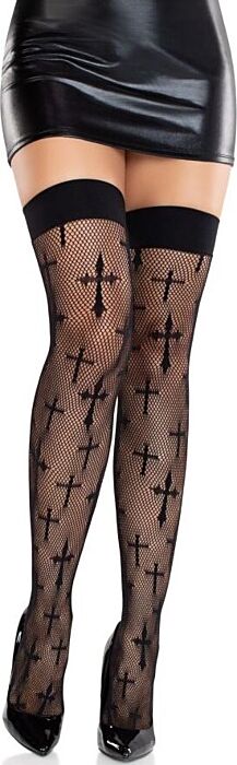 Media Leg Avenue Worship Me Czarna Koronka