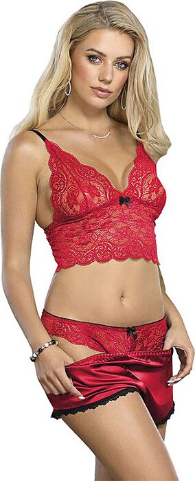 Lingerie SUBBLIME 953904 Set Czerwony L/XL