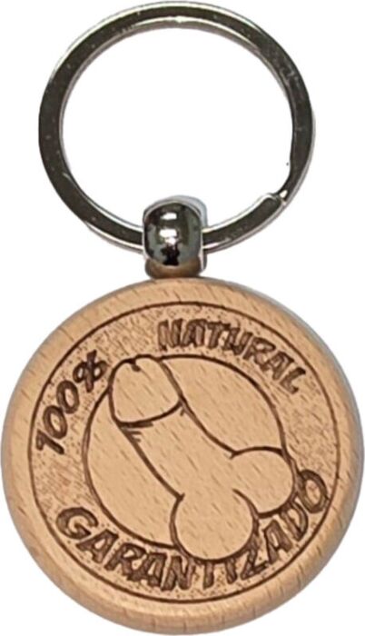 Llavero Diablo Picante Pene Drewniany Humorystyczny