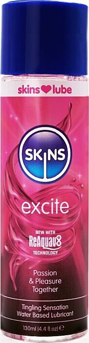 Lubrykant na bazie wody SKINS Excite 130 ml Lubrykant na bazie wody SKINS Excite 130 ml