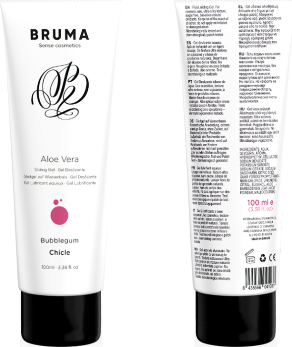 Lubrykant BRUMA Aloe Vera Chicle 100ml