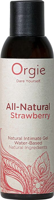 Lubrykant wodny Orgie All-Natural Strawberry 150 ml