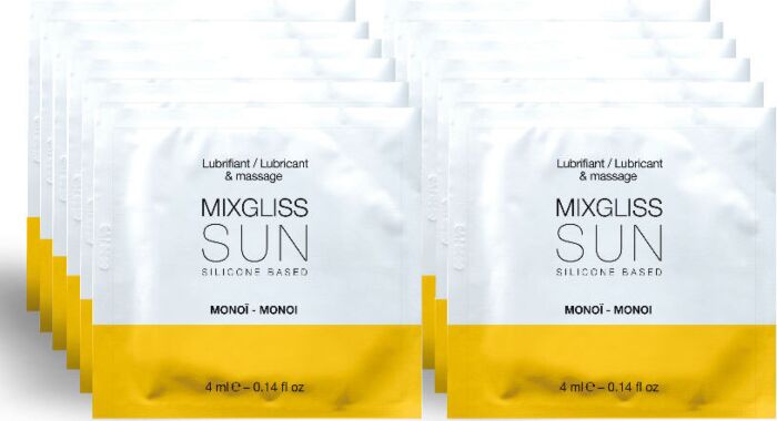 Lubrykant Mixgliss Monoi 12x4ml | Silikonowy Lubrykant Mixgliss Monoi 12x4ml | Silikonowy