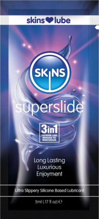 Lubrykant SKINS Superslide 5ml | Długotrwały efekt Lubrykant SKINS Superslide 5ml | Długotrwały efekt