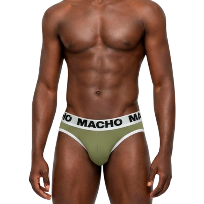 Slip MACHO UNDERWEAR MCH013 z push-upem w strefie genitalnej Slip MACHO UNDERWEAR MCH013 z push-upem w strefie genitalnej