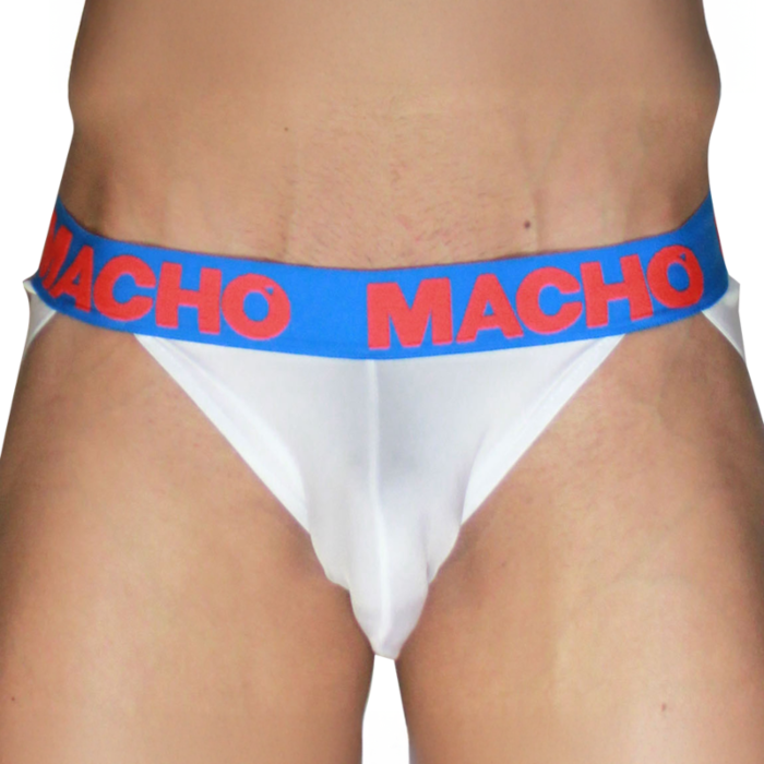 Jockstrap MACHO UNDERWEAR MX29AZ z podwójnymi paskami Jockstrap MACHO UNDERWEAR MX29AZ z podwójnymi paskami