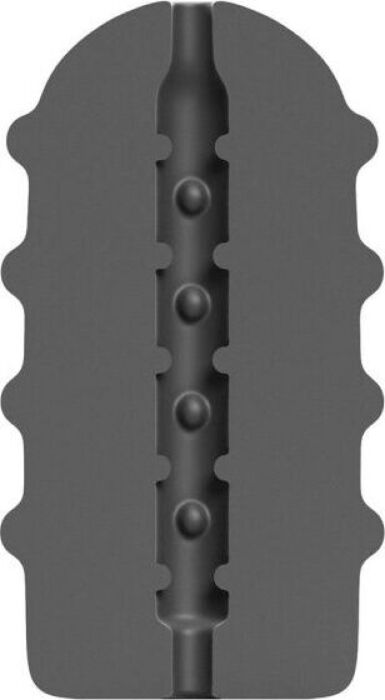 Masturbator Wypukły Czarny 17 cm Masturbator Wypukły Czarny 17 cm