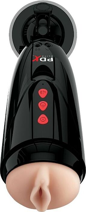 Masturbator PDX ELITE Dirty Talk Starter z wibracjami