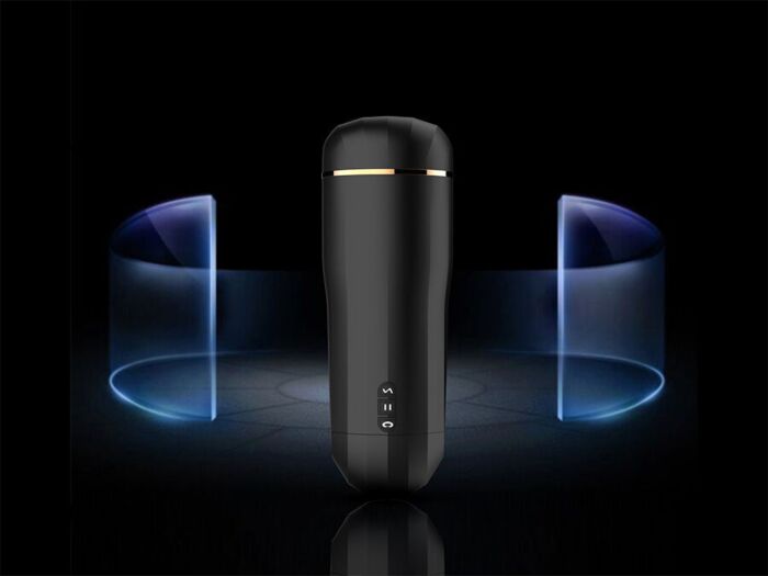 Masturbator SHEQU Snow z wibracją i ssaniem