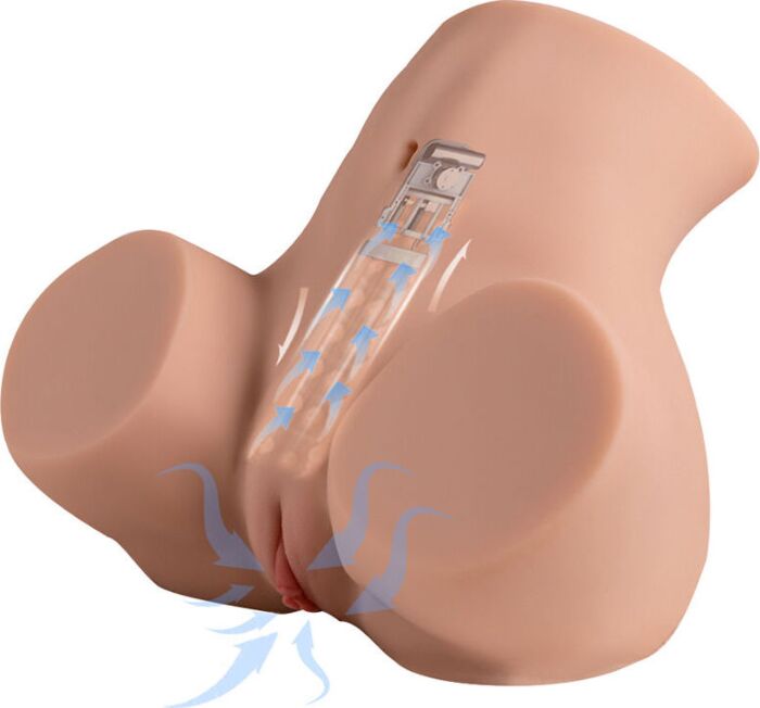 Masturbator XISE Danae z wibracją i ruchem