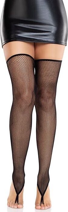 Medias Leg Avenue - Czarne, Bez palców, Seksowne