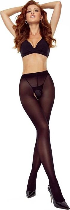 Medias Crotchless Passion TIOPEN 026 - Seksowna Elegancja Medias Crotchless Passion TIOPEN 026 - Seksowna Elegancja