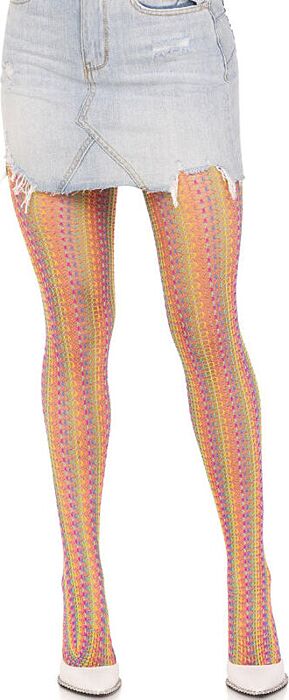 Medias Leg Avenue Multicolor z Wzorem