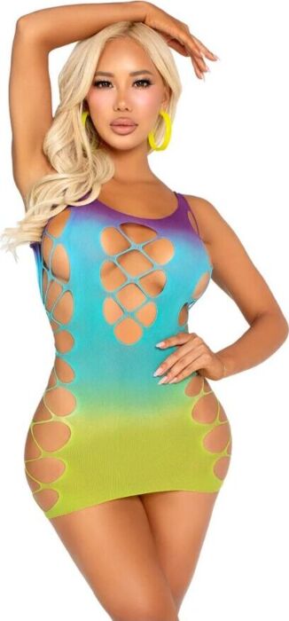 Mini sukienka Leg Avenue - Ocean bez szwów