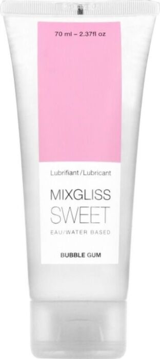 Mixgliss lubricante base agua sabor a chicle 70ml Mixgliss lubricante base agua sabor a chicle 70ml