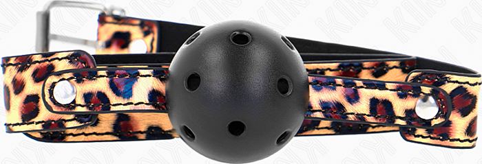 Mordaza KINK 4.5 cm Silikonowa Leopard