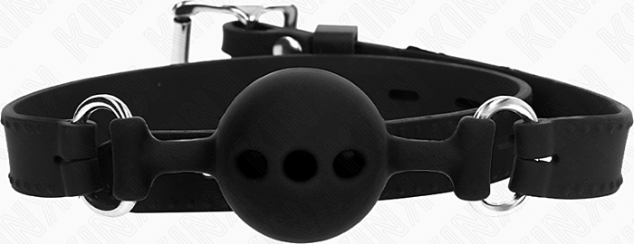 Mordaza KINK 55x2 cm Silikonowa Czarne S