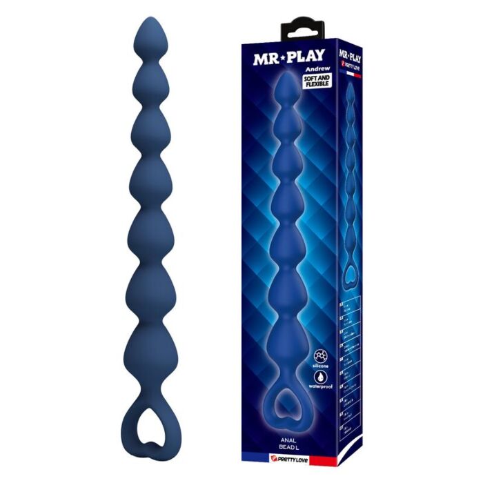 Koraliki analne MR PLAY z wtykiem 26.7 cm Koraliki analne MR PLAY z wtykiem 26.7 cm