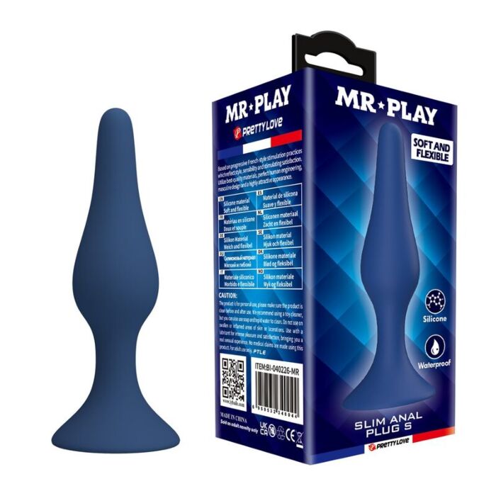 Wtyk analny MR PLAY Slim rozmiar S Wtyk analny MR PLAY Slim rozmiar S