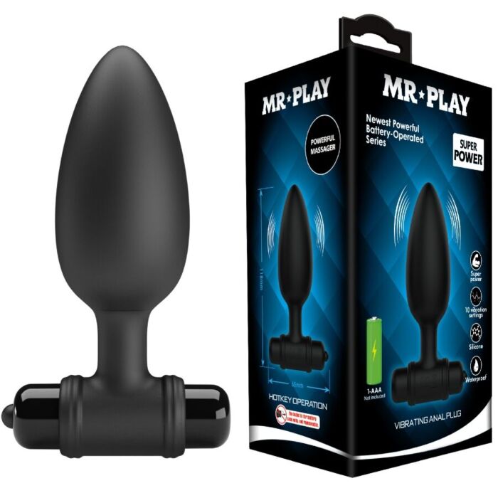 Wibrator analny MR PLAY SUPER POWER z wibracją Wibrator analny MR PLAY SUPER POWER z wibracją