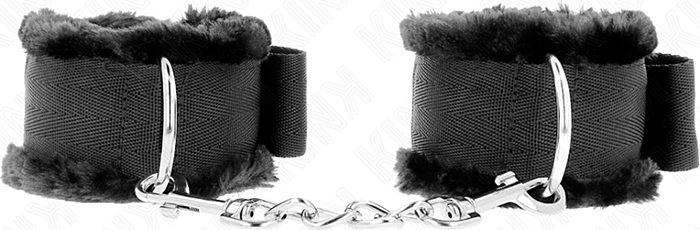 Muńecherki KINK - Metalowe, Czarne, Regulowane Muńecherki KINK - Metalowe, Czarne, Regulowane