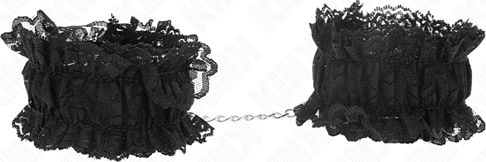 Muńecki BDSM KINK - Elastyczne z czarnej koronki