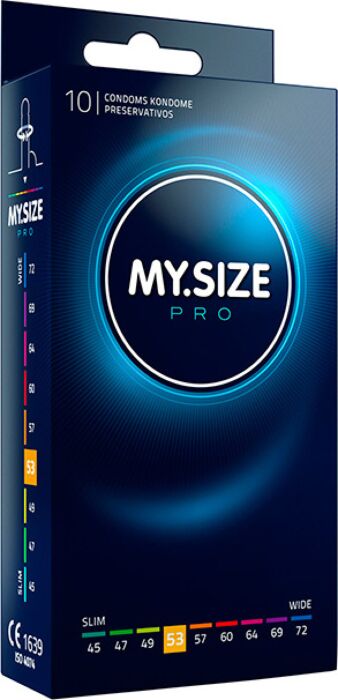 Prezerwatywy MySize 53mm - Pakiet 10