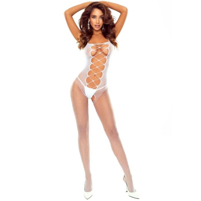 Bodystocking PASSION BS124 z otwartym krokiem Bodystocking PASSION BS124 z otwartym krokiem