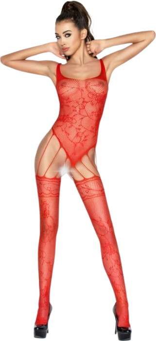 Pasje Czarne Body stocking