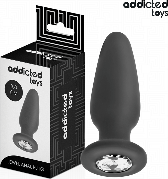 Plug anal Addicted Toys S z elegancką ozdobą